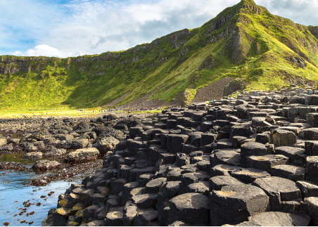 Walk through Giant’s Causeway and discover the geological forces behind one of Northern Ireland’s most beautiful natural wonders