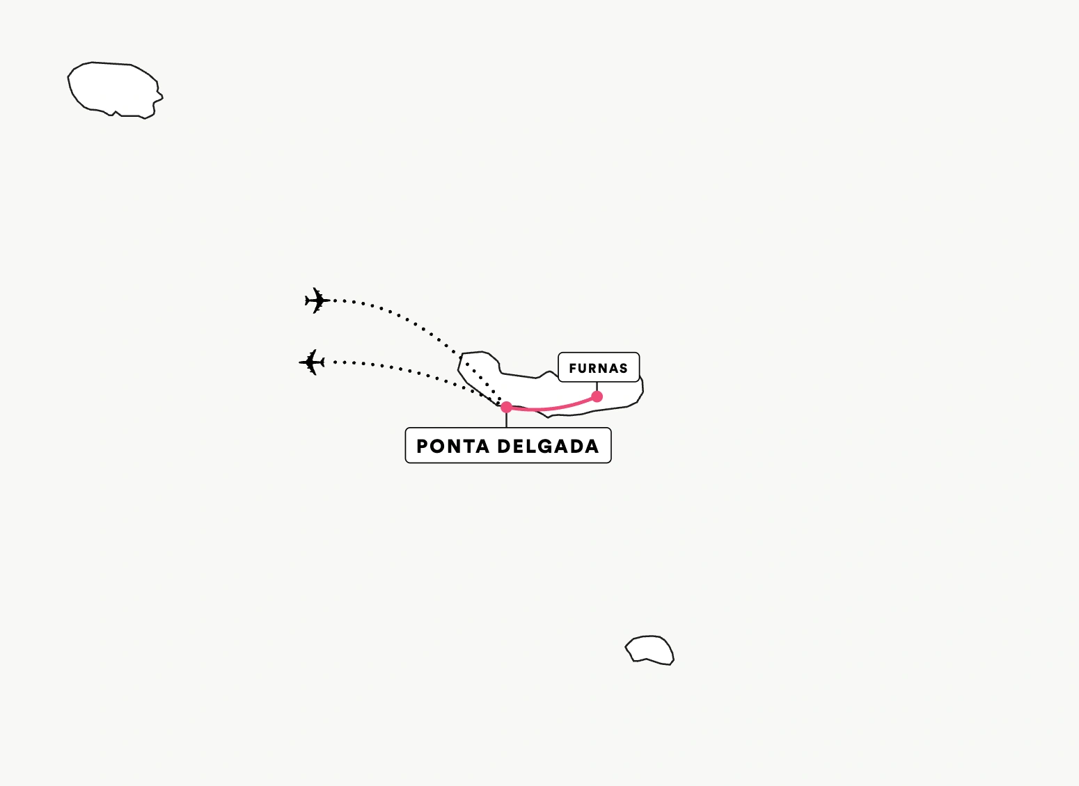 Islands of the Azores: Environmental Science in Action route map