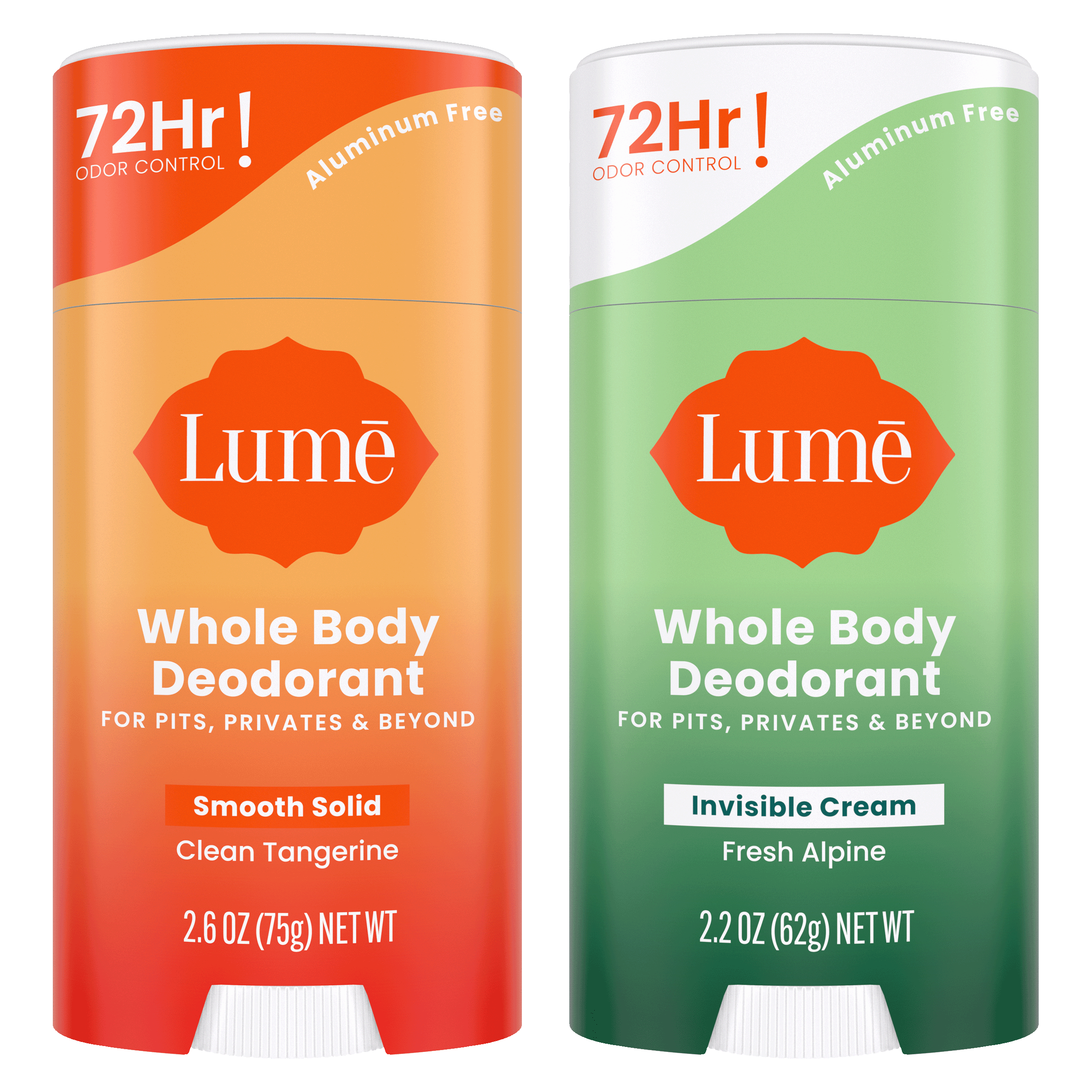 Lume Deodorant AluminumFree Deodorants for Anywhere on Your Body