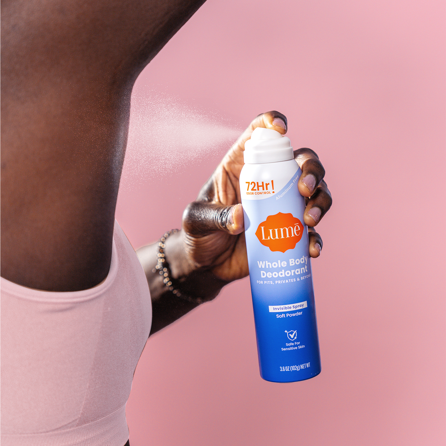 Clean Tangerine Deo in Hand