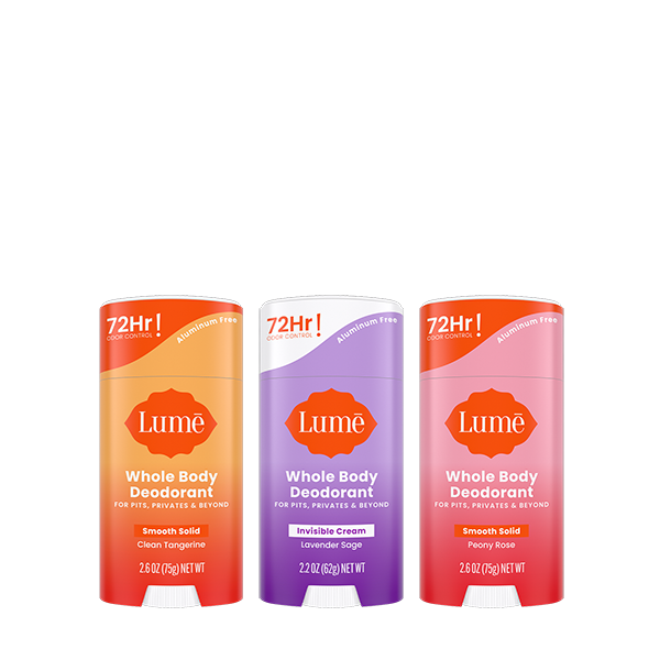 Lume Deodorant AluminumFree Deodorants for Anywhere on Your Body
