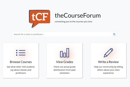 thecourseforum landing page