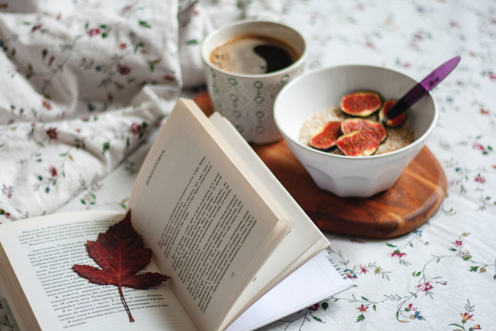 breakfast with a book by Alena Ganzhela