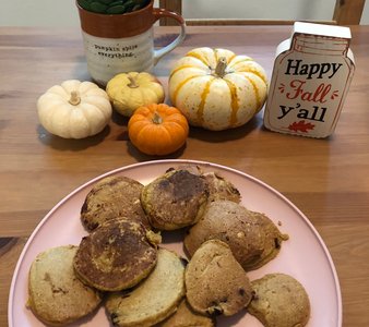 gluten-free pumpkin pancakes