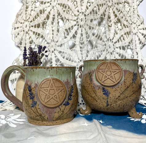 Picture of mugs made by Quinn Schmalenberg