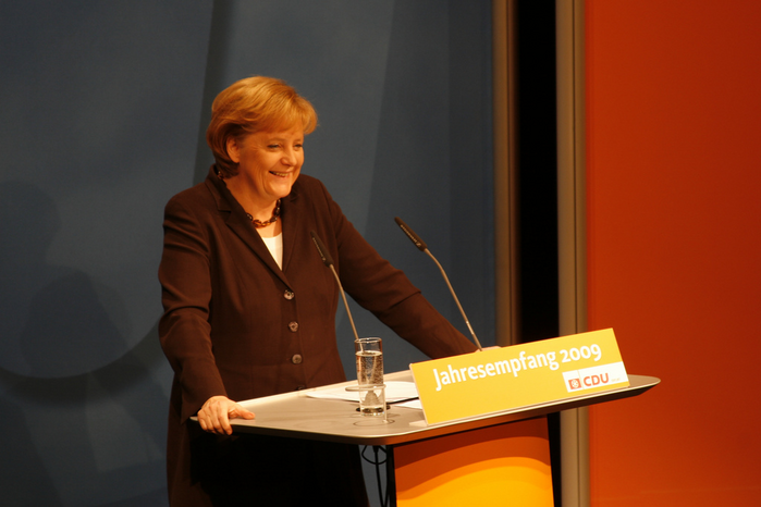 angela merkel 2009 1jpg by Photo by Michael Panse distributed under CC BY 20 license
