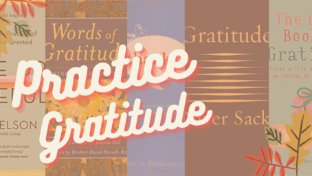 Books about gratitude with the text \"practice gratitude\"