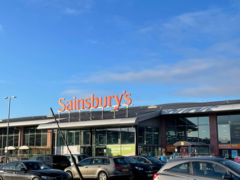 Front of Sainsbury\'s the Supermarket