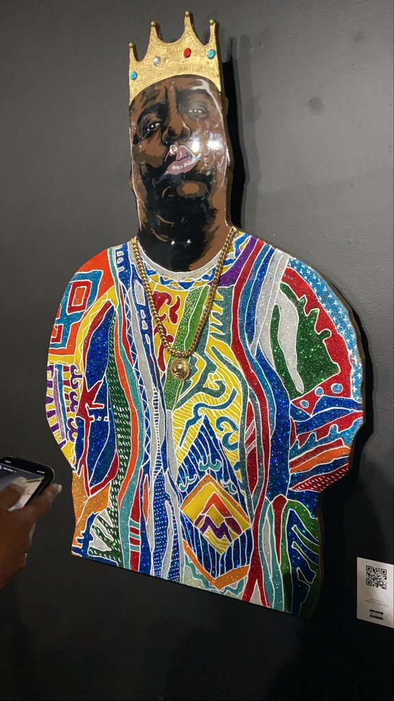Biggie portrait by Jerrell Gantt