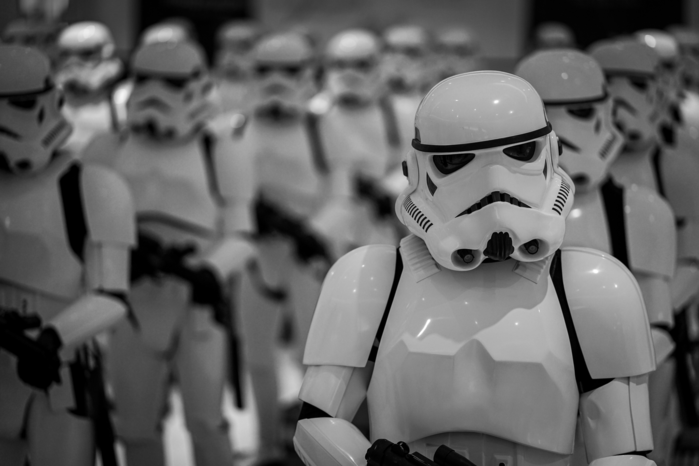 Storm Troopers in formation by Agnieszka Kowalczyk