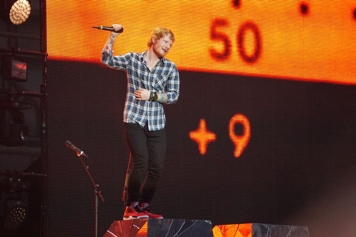 Ed Sheeran concert (banner)