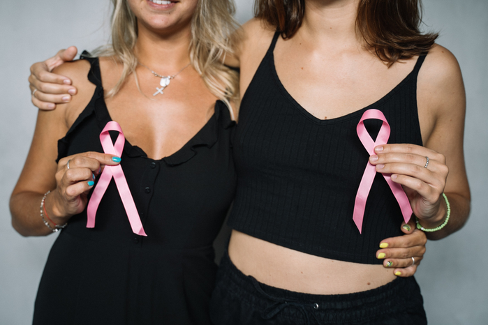 Breast Cancer ribbons by Anna Tarazevich
