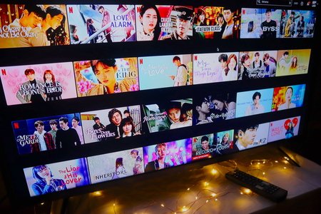 Netflix K-drama search page