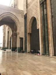 Taken outside of the Hassan II Mosque in Casablanca, Morocco