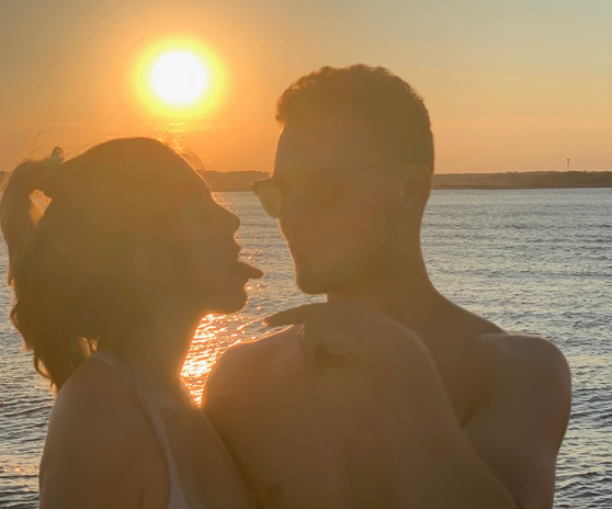 me and my boyfriend sunset