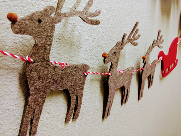 rudolph reindeer fabric by unsplash