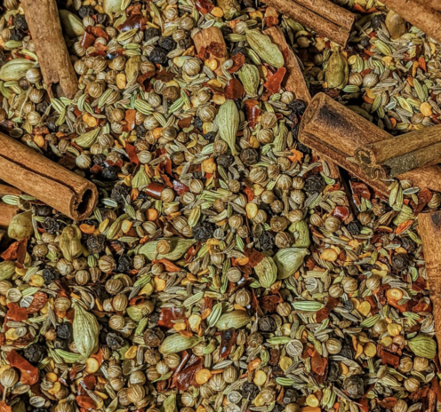 an assortment of spices by The Abibiman project