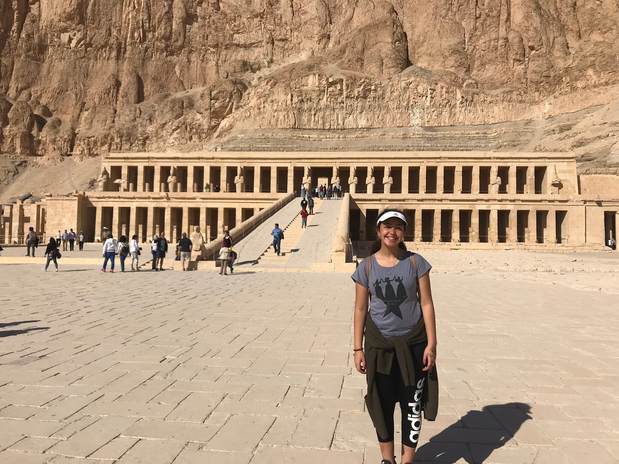 Me at the temple of Hatshepsut