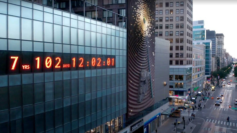 newyork bigjpg by Climate Clock created by Gan Golan and Andrew Boyd
