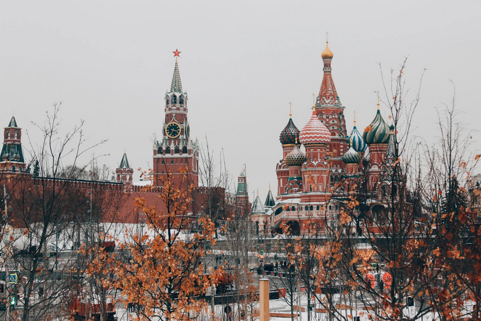 moscow in autumn by Michael Parulava