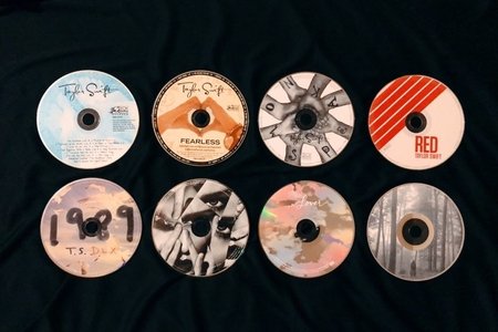 Taylor Swift's first 8 albums