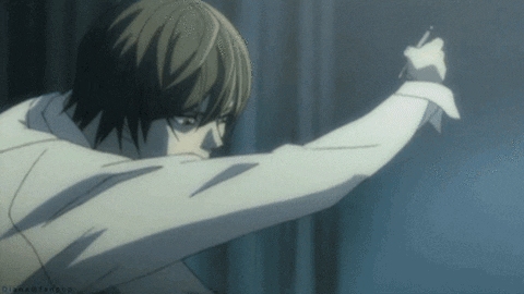 deathnote1gif by Nippon Television Network Giphy