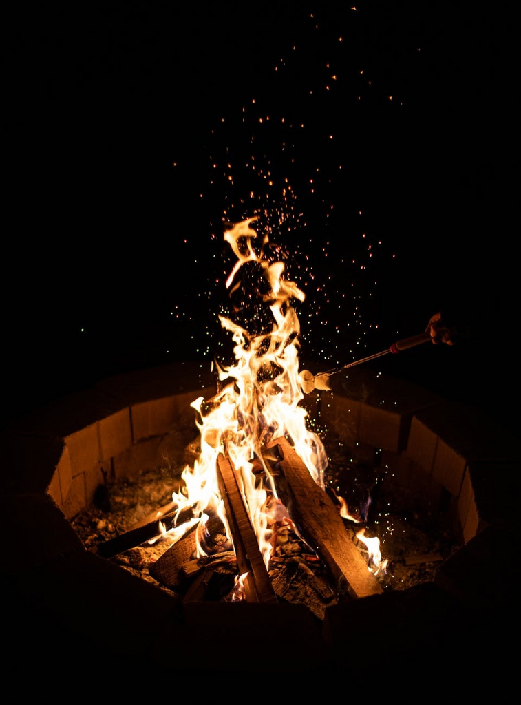 Bonfire in Night time