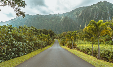 road in Hawaii