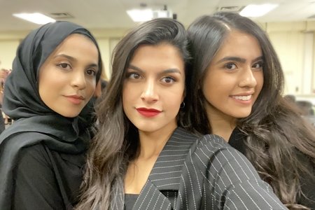 Image of member and her sorority sisters
