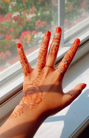 Henna Art on Hands