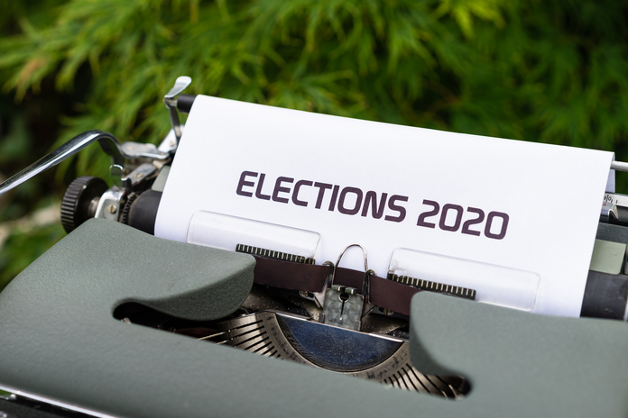Typewriter with Elections 2020 by Markus Winkler