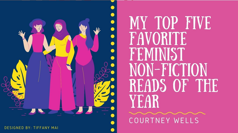Cover for article about feminist non-fiction books