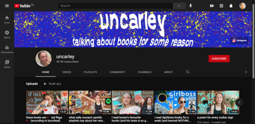 uncarley youtube page