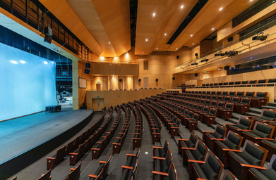 empty lecture hall