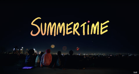 screenshot from the Summertime (2021) movie trailer