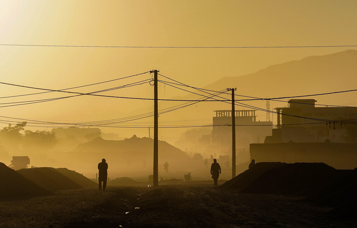 sunrise in kabul, Afghanistan