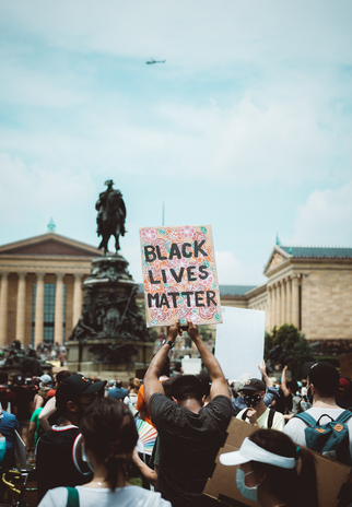 black lives matter sign by Unsplash