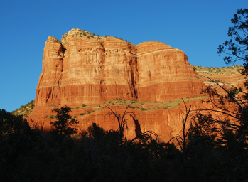 Arizona red rock formation