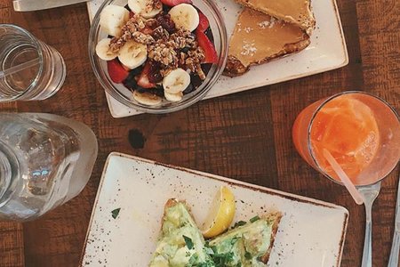 breakfast brunch toast granola food