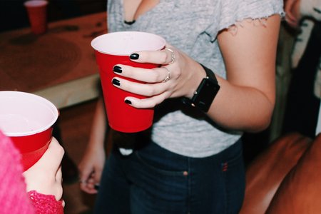 Anna Schultz-Girl Holding Solo Cup