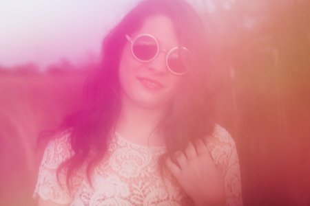 Kelly Marcelo-Summer Field Portrait Colorful Smile