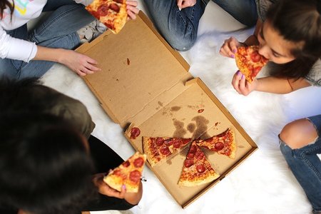 Riends Pizza College Party Food