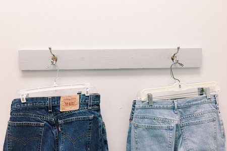 Celina Timmerman-Mom Jeans Hanging