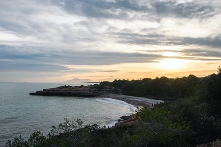 Cameron Smith-Beach Spain Europe Abroad Sunset Mountain Nature Trees Water Mediterranean Sea