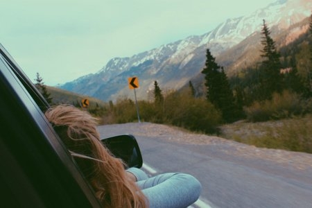 Anna Schultz-Looking Out Window Road Trip