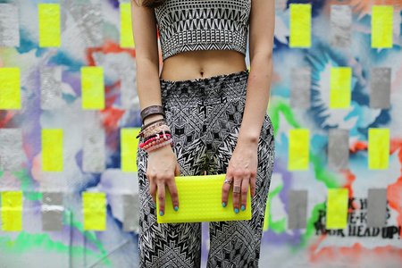 The Lalayellow Clutch Colorful Wall
