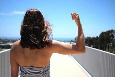 Kellyn Simpkin-Strong Girl Back One Arm