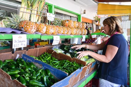 Produce Market Grocery Shopping