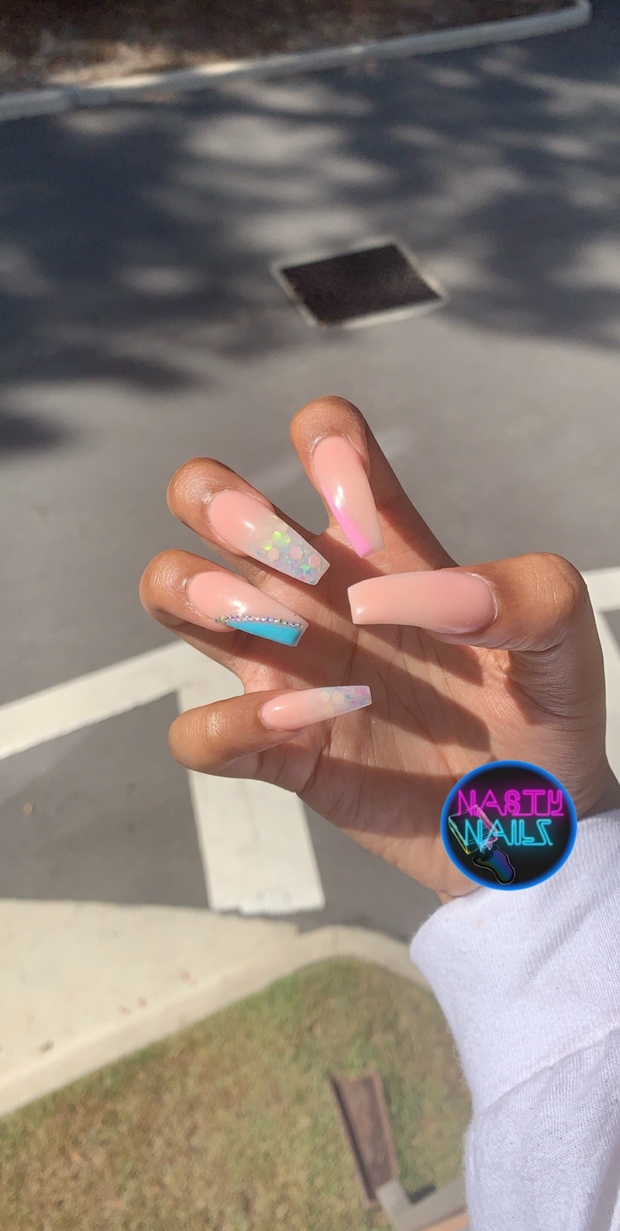 manicured hand