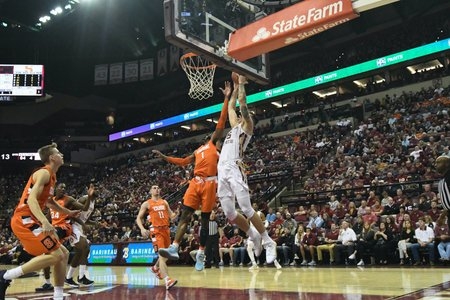FSU basketball dunk
